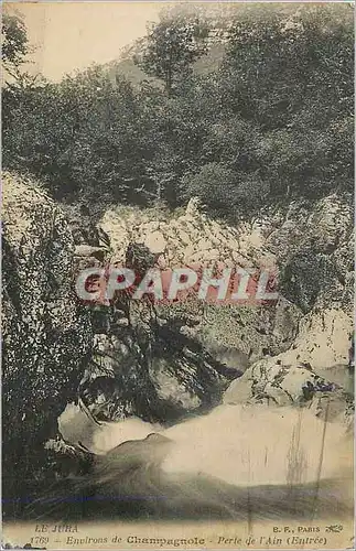 Cartes postales Le jura 1759 environs de champagnole perte de l ain (entree)