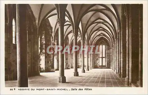 Ansichtskarte AK 35b abbaye du mont saint michel salle des hotes