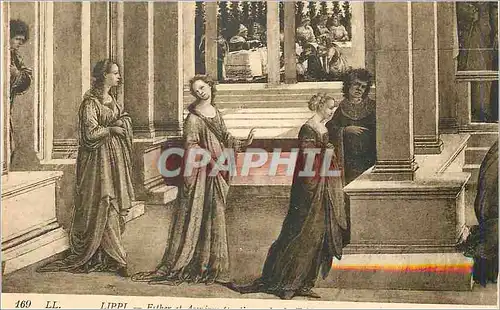 Ansichtskarte AK 187 lippi esther et assuerus (partie gauche du tableau) musee conde chantilly (19)