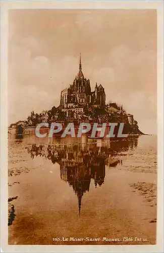 Cartes postales moderne 190 le mont saint michel cote est