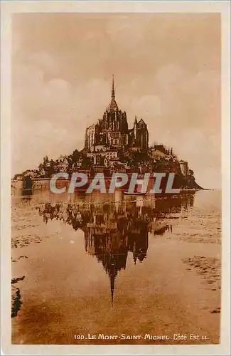 Moderne Karte 190 le mont saint michel cote est