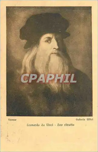 Cartes postales Leonardo da vinci suo ritratto