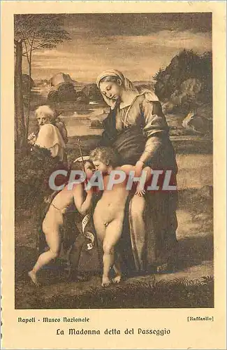 Cartes postales Napoli museo nazionale la madonna detta del passeggio