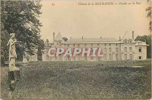 Cartes postales 65 chateau de la malmaison facade sur le parc