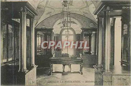Cartes postales Chateau de la malmaison bibliotheque de l empereur Napoleon 1er