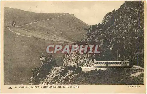 Cartes postales 91 chemin de fer a cremaillere de la rhune Funiculaire