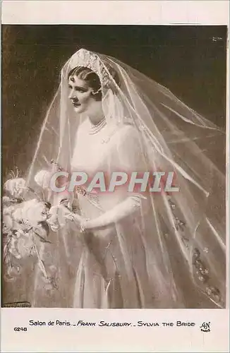 Cartes postales Salon de paris frank salisbury sylvia the bride 6248