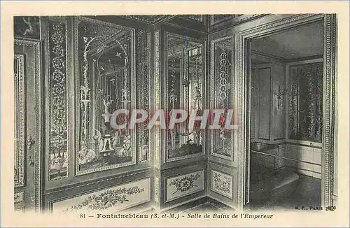 Ansichtskarte AK 81 fontainebleau (s et m) salle de bains de l empereur