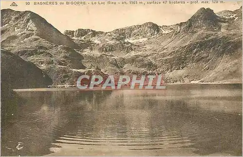 Ansichtskarte AK 90 bagneres de bigorre le lac bleu