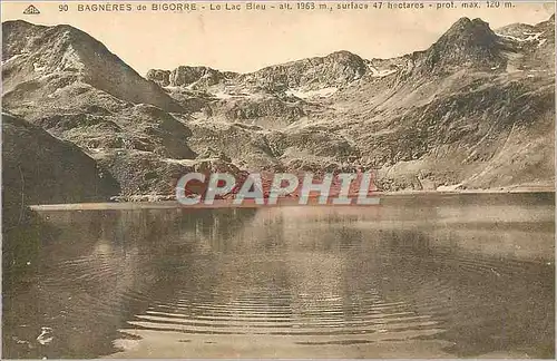 Cartes postales 90 bagneres de bigorre le lac bleu