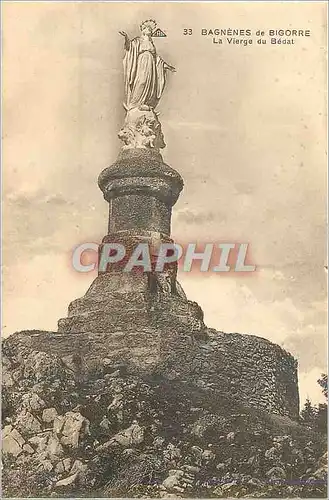 Cartes postales 33 bagneres de bigorre la vierge du bedat