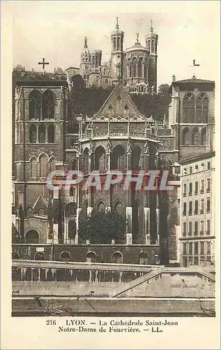 Ansichtskarte AK 216 lyon la cathedrale saint jean notre dame de fourviere