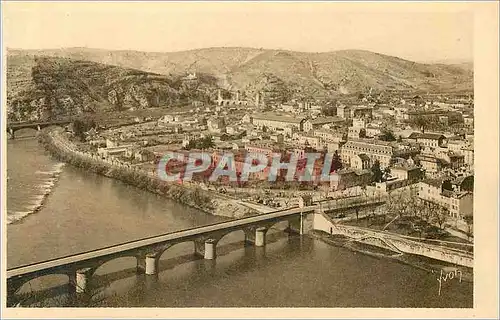 Cartes postales La douce france cahors (lot) 7 le pont louis philippe et la ville
