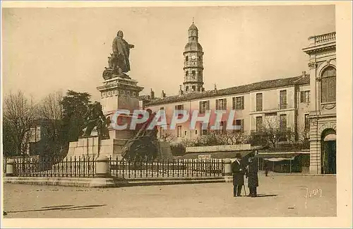 Ansichtskarte AK La douce france cahors (lot) 8 place gambetta et tour du lycee