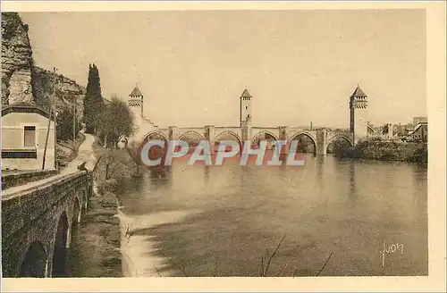 Ansichtskarte AK La douce france cahors (lot) 13 le lot et le pont valentre