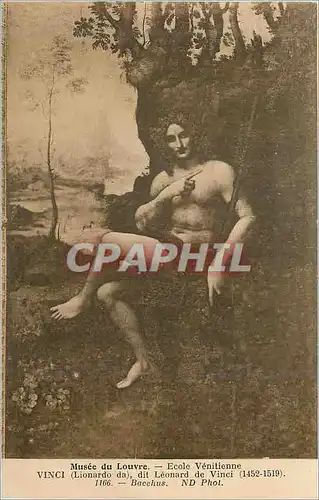 Cartes postales Musee du louvre ecole venitienne vinci (lionardo da) dit leonard de vinci (1452 1519)