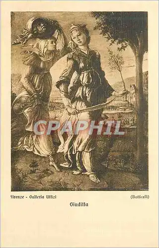 Cartes postales Firenze galleria uffizi giudita