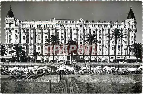 Cartes postales moderne La cote d azur cannes carlton hotel