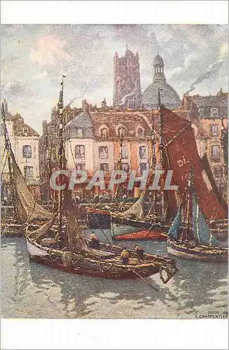 Cartes postales Salon de paris g charpentier pinxit Bateaux de peche