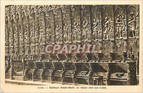 Cartes postales Auch basilique sainte marie le choeur cote sud (1520)