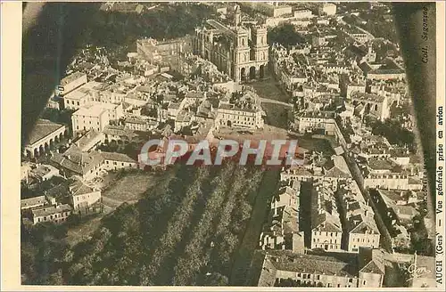 Cartes postales Auch gers vue generale prise en avion