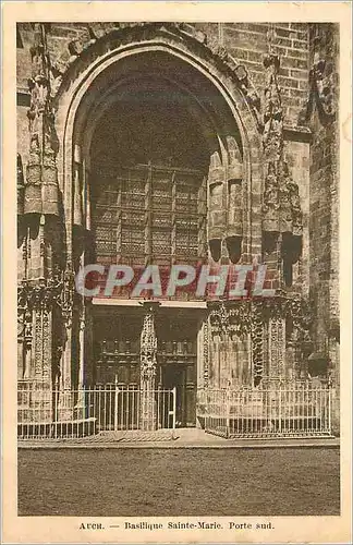 Ansichtskarte AK Auch basilique sainte marie porte sud