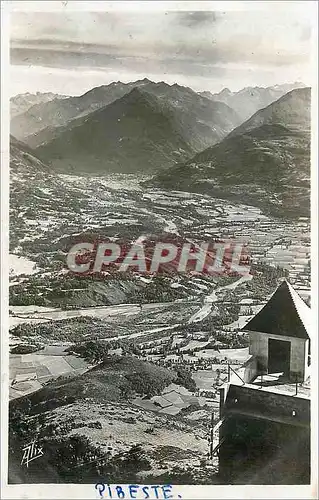 Moderne Karte 6 teleferique du pibeste 1400m gare superieure la vallee d argeles