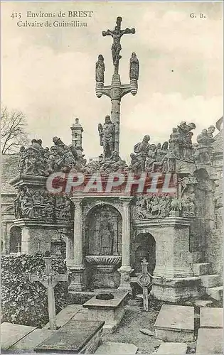 Cartes postales 415 environs de brest calvaire de guimilliau