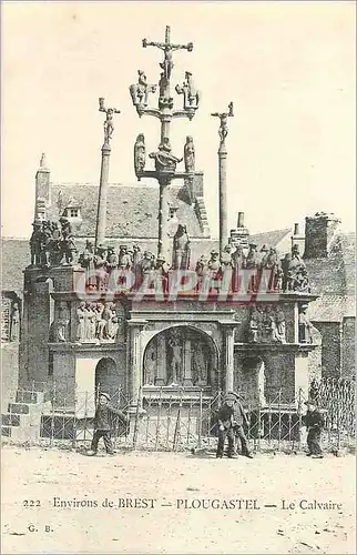 Cartes postales 222 environs de brest plougastel le calvaire