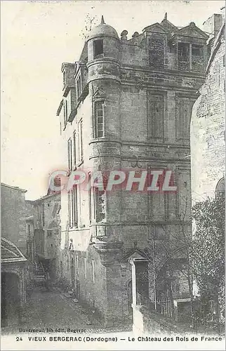 Ansichtskarte AK 24 vieux bergerac (dordogne) le chateau des rois de france