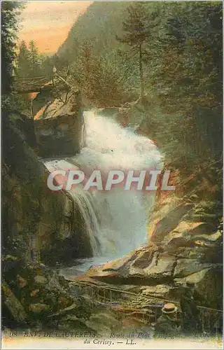 Cartes postales 08 env de cauterets route du pont