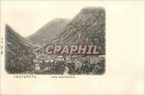 Cartes postales Cauterets vue generale