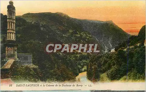 Cartes postales 22 saint sauveur et la colonne de la duchesse de berry