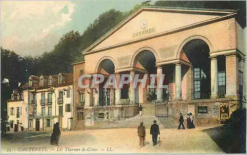 Cartes postales 23 cauterets les thermes de cesar