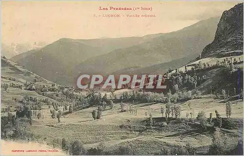 Cartes postales Les pyrenees (1er serie) 3 luchon vallee