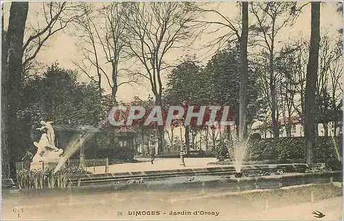 Cartes postales Limoges Jardin d Orsay