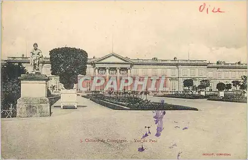 Ansichtskarte AK Chateau de Compiegne Vue du Parc