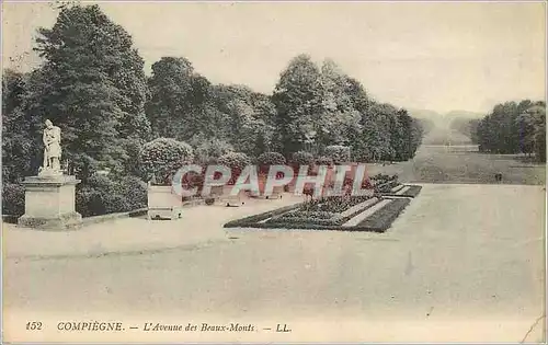 Ansichtskarte AK Compiegne L Avenue des Beaux Monts