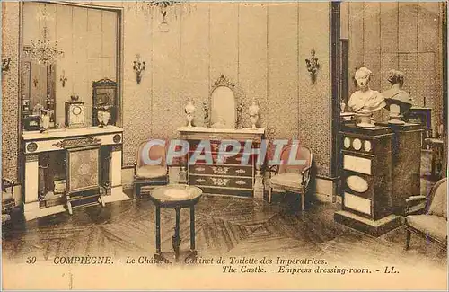 Cartes postales Compiegne Le Chateau Cabinet de Toilete des Imperatrices