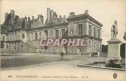 Cartes postales Fontainebleau Ancienne comedie et Cour d Ulysse