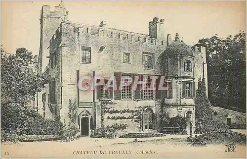 Cartes postales Chateau de Creully Calvados