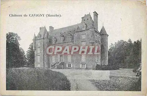 Cartes postales Chateau de Cavigny Manche