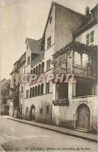 Cartes postales Colmar Maison des Chevaliers de St Jean