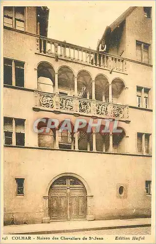 Cartes postales Colmar Maison des Chevaliers de St Jean