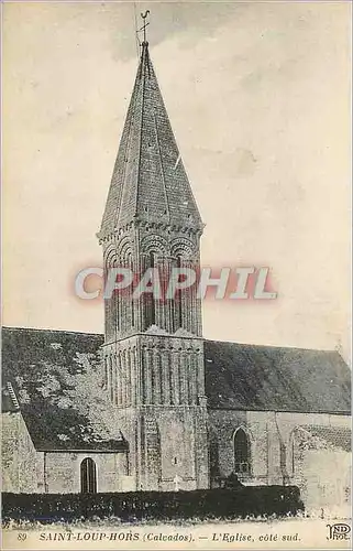 Cartes postales Saint Loup Hors Calvados L Eglise cote sud