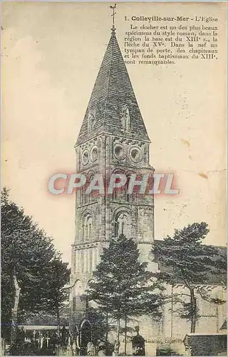 Cartes postales Coleville sur Mer L Eglise