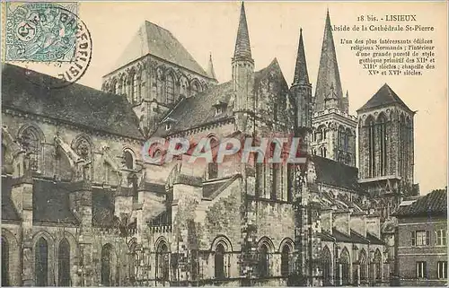 Cartes postales Lisieux Abside de la Cathedrale St Pierre