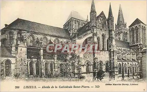 Cartes postales Lisieux Abside de la Cathedrale Saint Pierre