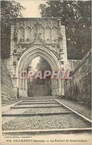 Cartes postales Chambery Savoie Le Portail St Dominique