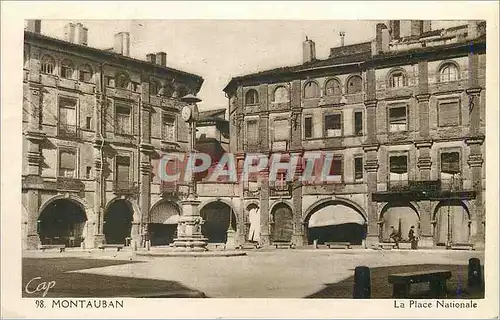 Cartes postales Montauban La Place Nationale